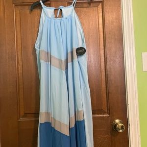 XL long blue Lulu’s maxi